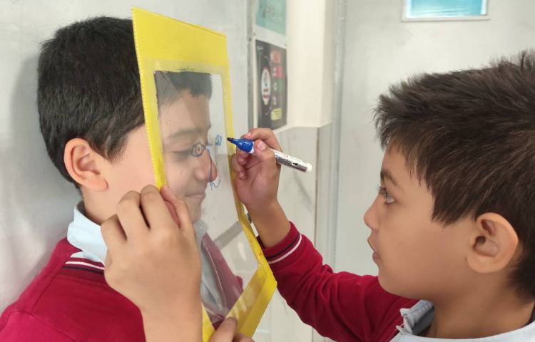 تمرین لغات مربوط به ظاهر افراد با انجام بازی 1