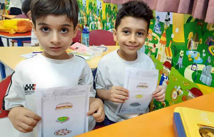 تمرین لغات مربوط به غذاها با انجام کاربرگ 3