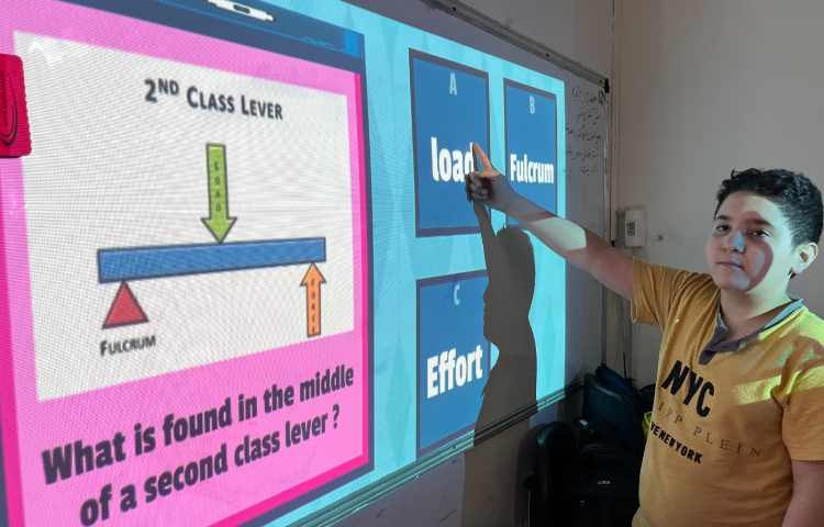 تمرین مبحث اهرم‌ها-زنگ Science 2