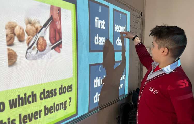 تمرین مبحث اهرم‌ها-زنگ Science 5