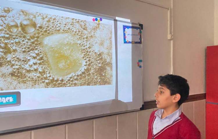 تمرین مبحث تبدیل حالات مواد با بازی-زنگ Science 3