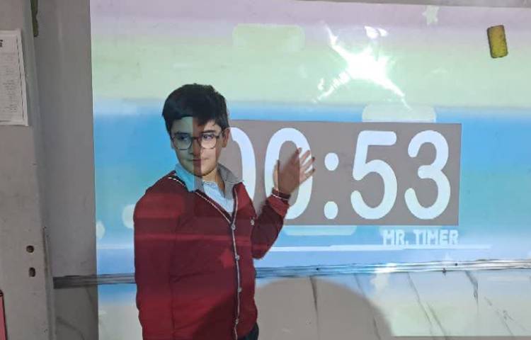 تمرین مبحث triangles در زنگ Math 5