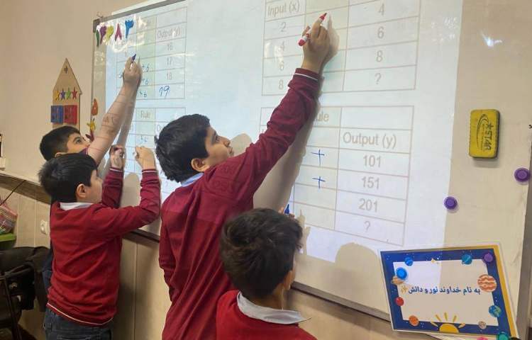 تمرین مبحث دستگاه ورودی و خروجی-زنگ Math 2