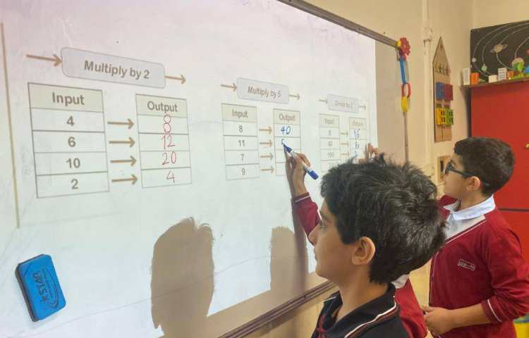 تمرین مبحث دستگاه ورودی و خروجی-زنگ Math 2
