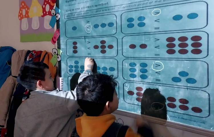 تمرین مبحث مقایسه ی اعداد و انجامِ کاربرگ 1