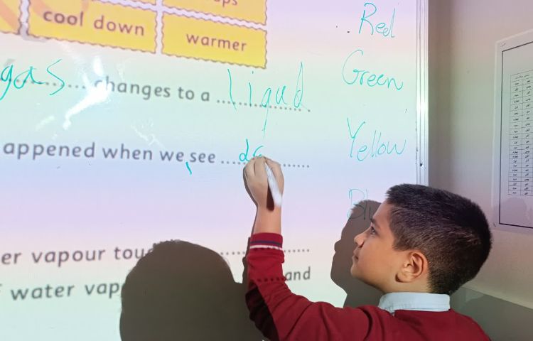 تمرین مبحث چرخه‌ی آب در زنگ Science 4