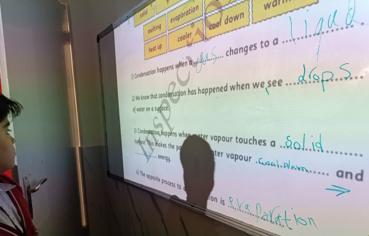 تمرین مبحث چرخه‌ی آب در زنگ Science 5
