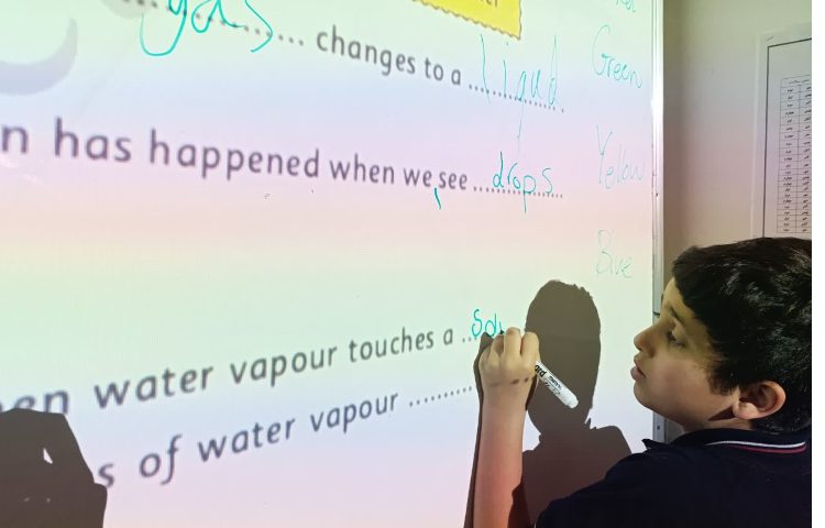 تمرین مبحث چرخه‌ی آب در زنگ Science