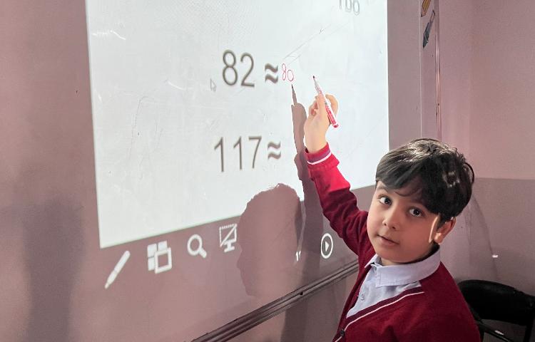 تمرین مبحث گرد کردن اعداد-زنگ Math 1