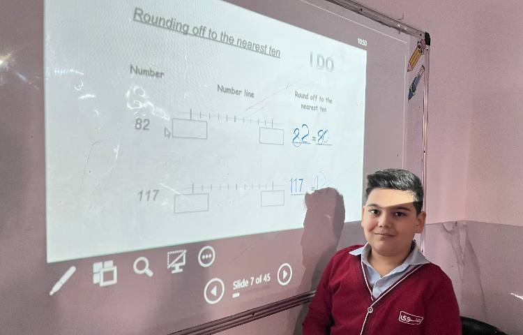 تمرین مبحث گرد کردن اعداد-زنگ Math 4