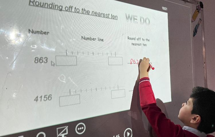 تمرین مبحث گرد کردن اعداد-زنگ Math
