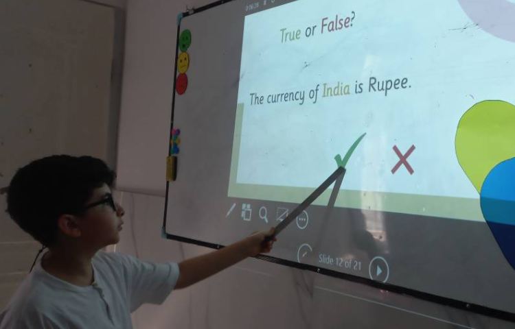 تمرین متن مربوط به کشور India با بازی True/False 1