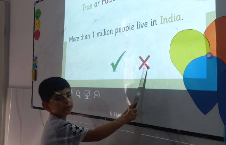 تمرین متن مربوط به کشور India با بازی True/False