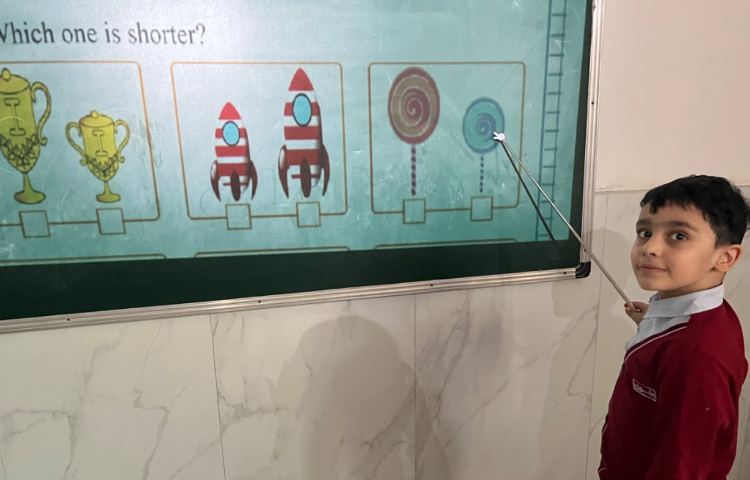 تمرین مفاهیم longer و shorter 3