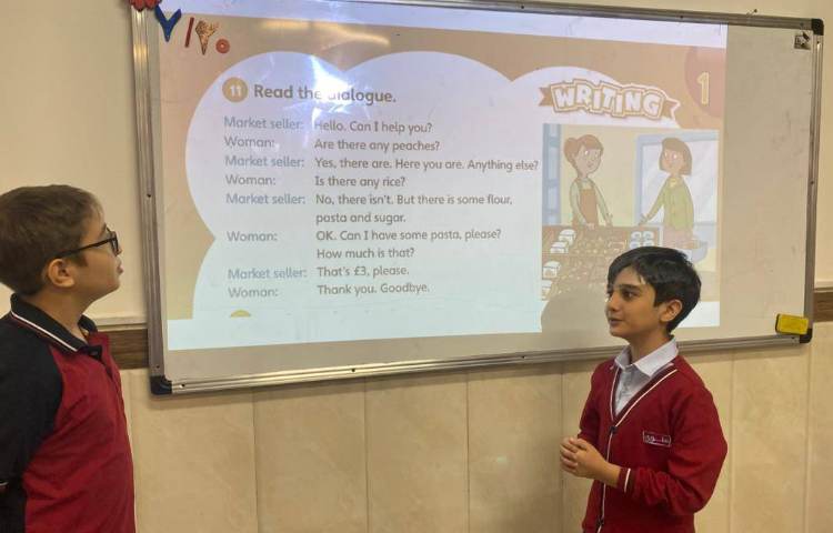 تمرین مکالمه و Writing