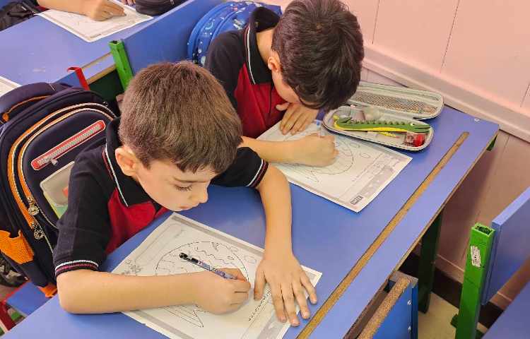 تمرین نحوه درست در دست گرفتن مداد 5