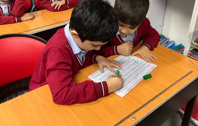 تمرین نحوه‌ی نوشتن اعداد 1-5-زنگ Math 3