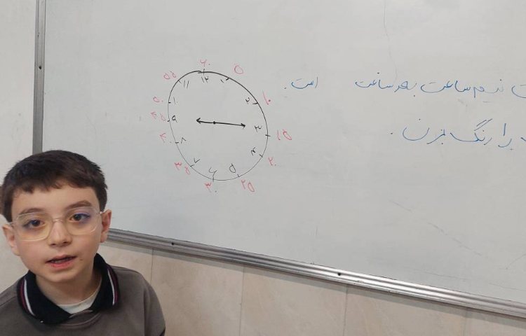 تمرین نمونه سوالات ریاضی توسط دانش آموزان انجام شد. 1