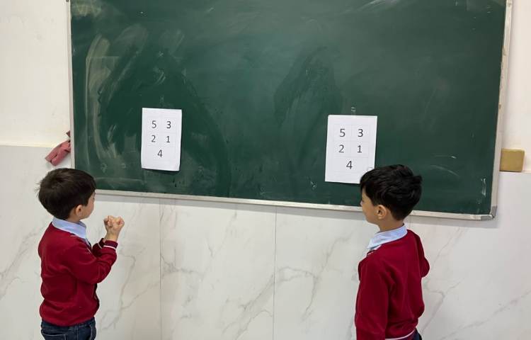 تمرین و تشخیص اعداد 1 تا 5-زنگ Math