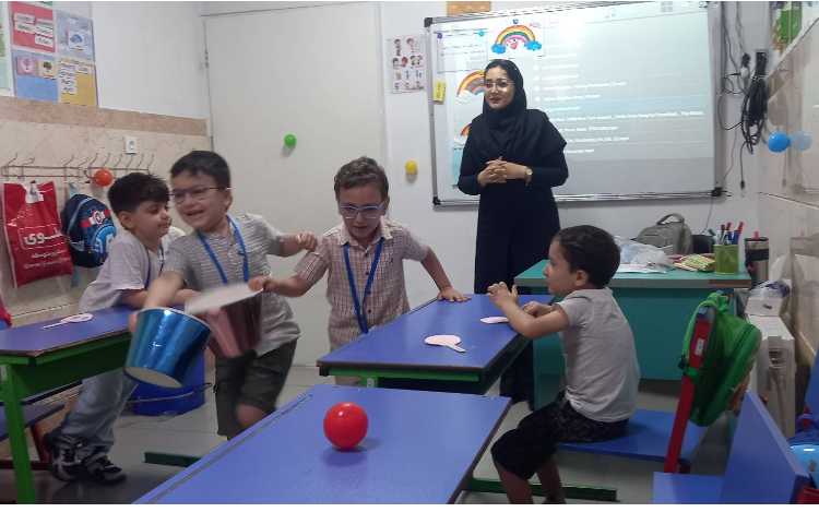 تمرین و تکرار رنگ ها و Greeting 6