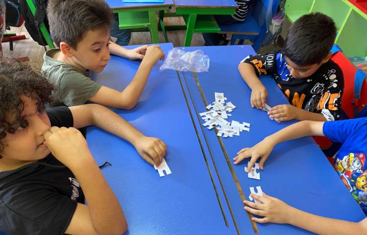 : تمرین پازل پیداکردن تصاویر و کلمات مربوط به حروف x,y,ch,sh 1