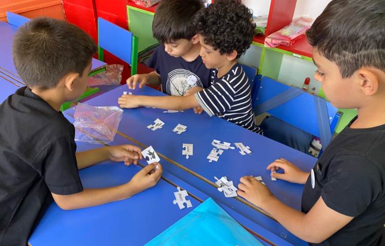 : تمرین پازل پیداکردن تصاویر و کلمات مربوط به حروف x,y,ch,sh 2