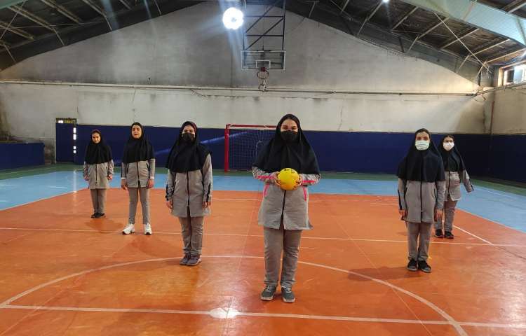 تمرین پاس های هندبال