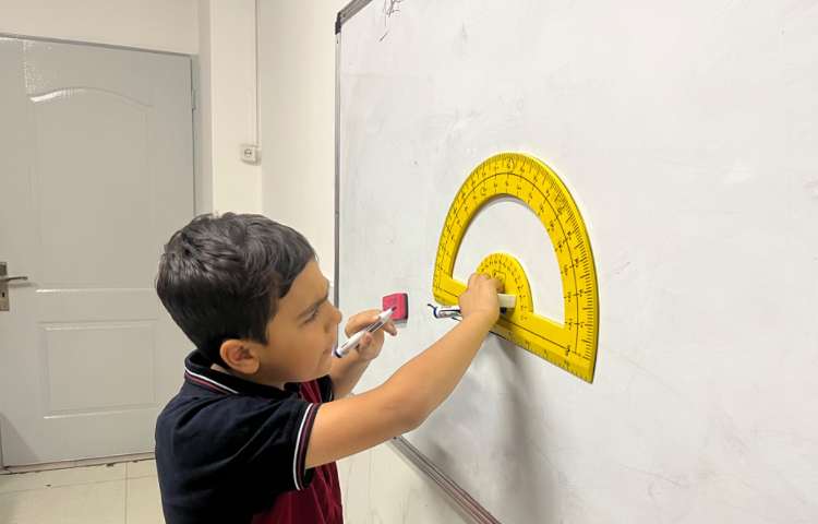 تمرین کار با نقاله-زنگ Math 1