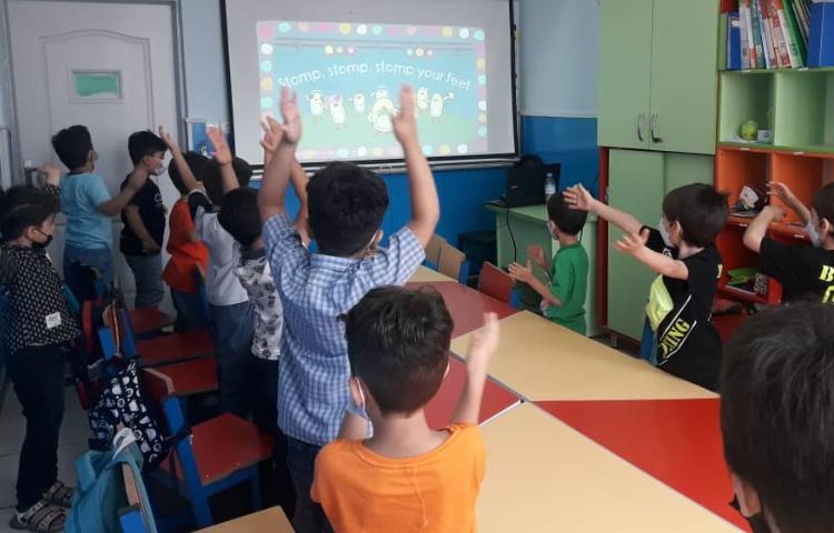 :تمرین Action song، کلاس شاپرک 1