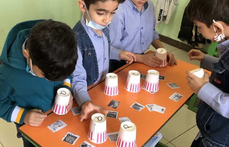 تمرین کلمات جدید و دسته بندی بر اساس حروف ابتدایی 3