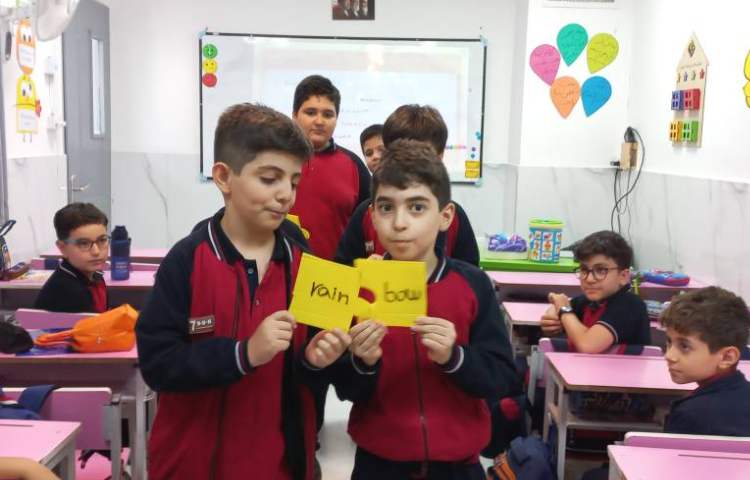 تمرین کلمات مرکب با پازل