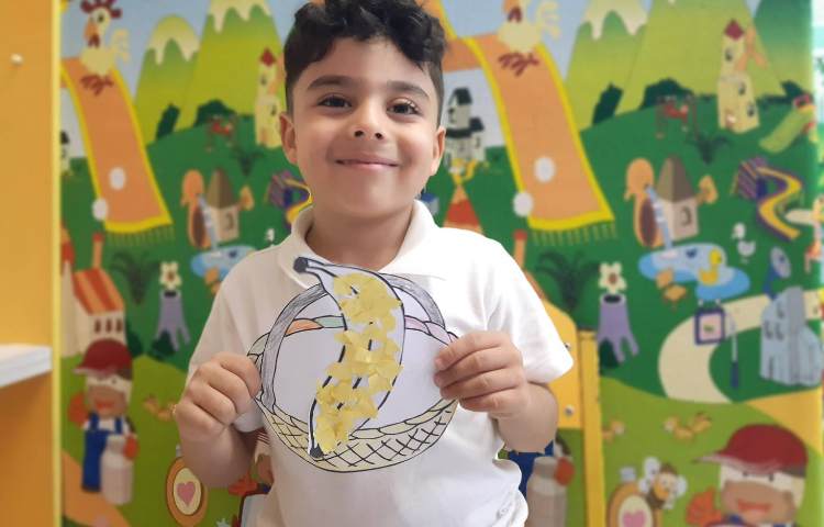 تمرین کلمات banana و fruit 2