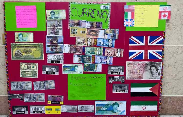 تهیه پوستر هفته ملی علوم موضوع‌: currency 8