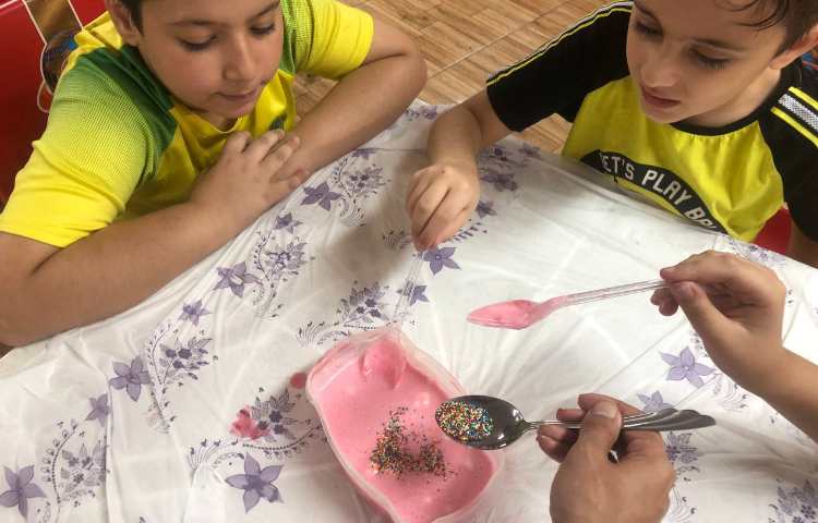 تهیه ژله بستنی 1