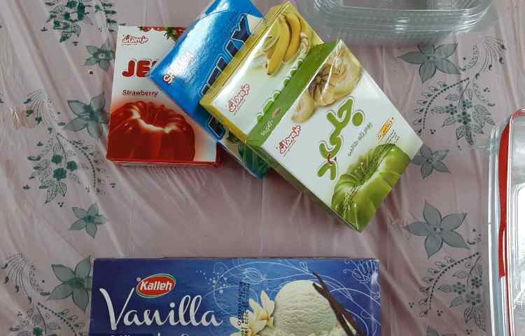 تهیه ژله بستنی