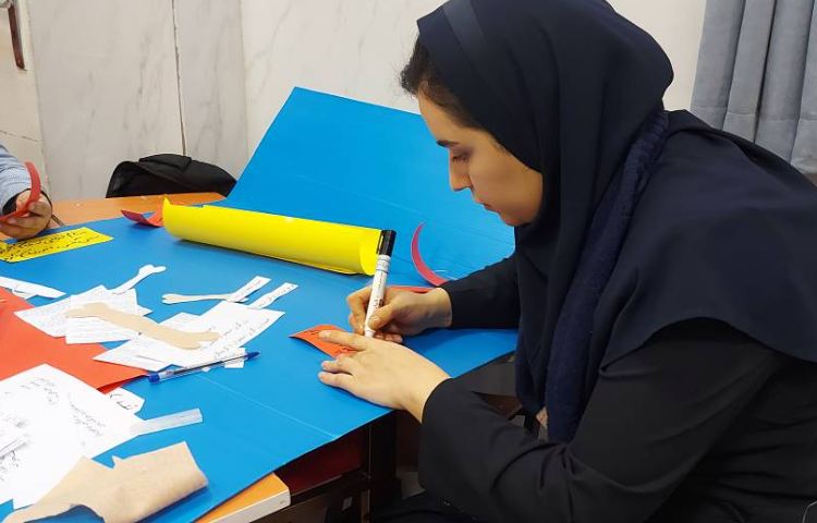 تهیه کارتوپلاست توسط آموزگار و دانش آموزان در قالب گروه‌های هوس سیستمی و ارائه آن 4