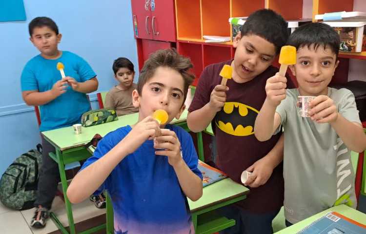 تهیه ی بستنی آلاسکایی 3