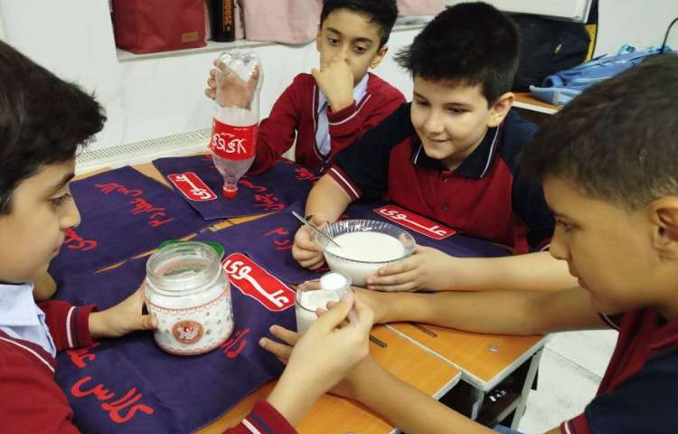 تهیه‌ی دوغ گازدار در قالب گروه‌هی 1