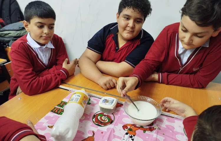 تهیه‌ی دوغ گازدار در قالب گروه‌هی 3