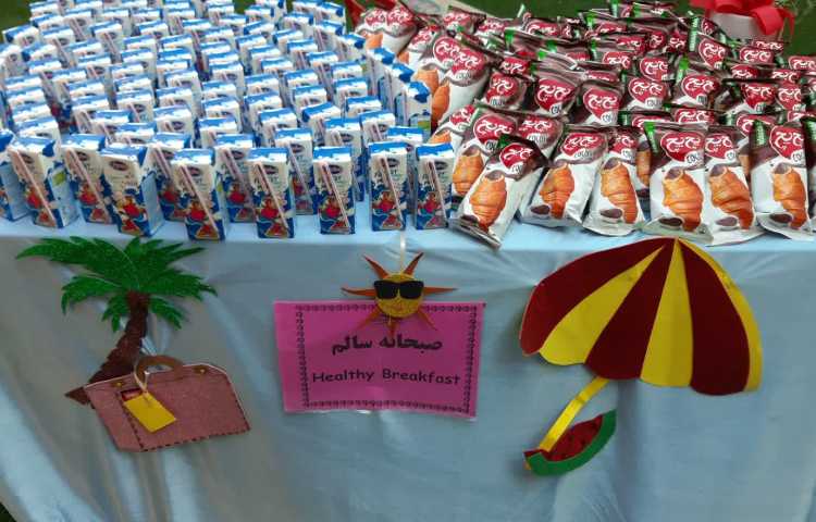 توزیع صبحانه 1