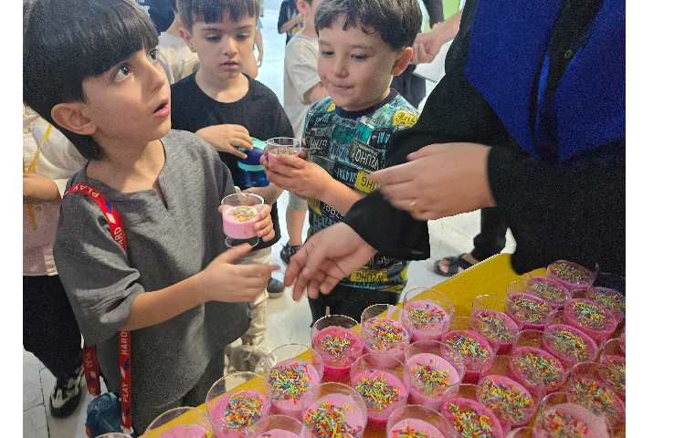 توزیع میانوعده خنک و پر انرژی در هفته چهارم پایگاه تابستانی 14