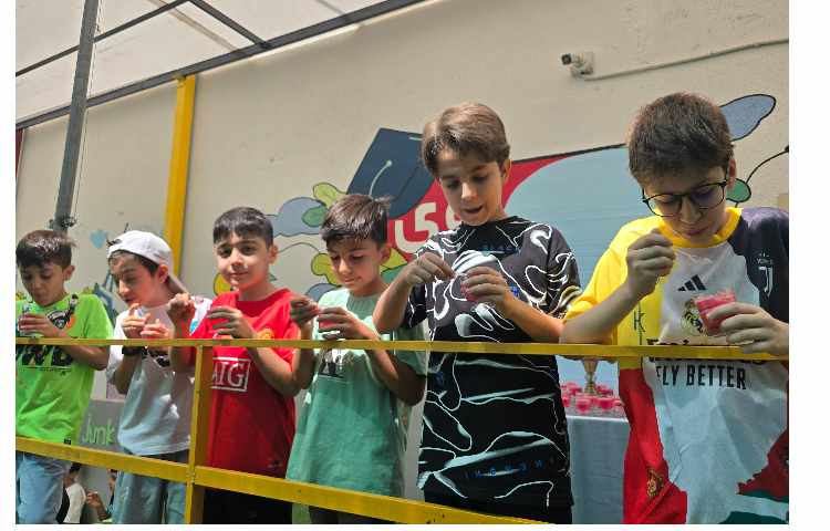 توزیع میانوعده خنک و پر انرژی در هفته چهارم پایگاه تابستانی 23