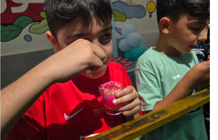 توزیع میانوعده خنک و پر انرژی در هفته چهارم پایگاه تابستانی 24