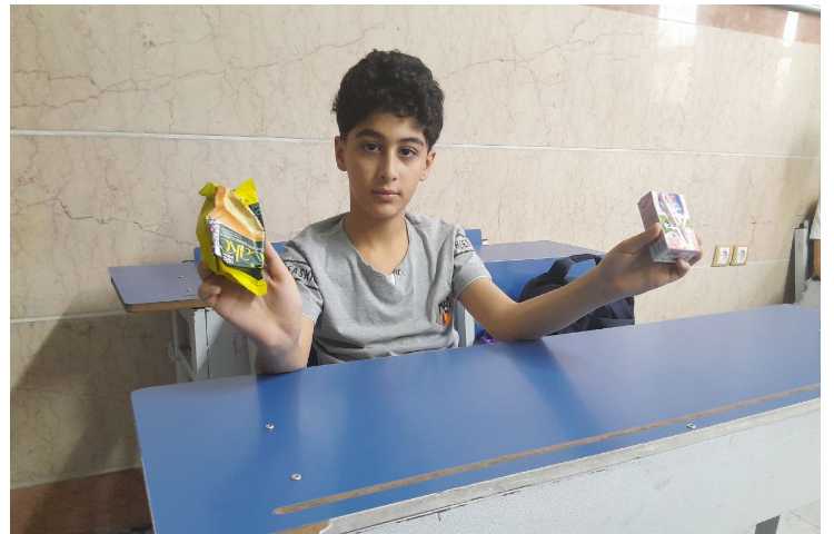 توزیع میانوعده در پایگاه تابستانه تمام کلاس ها 10