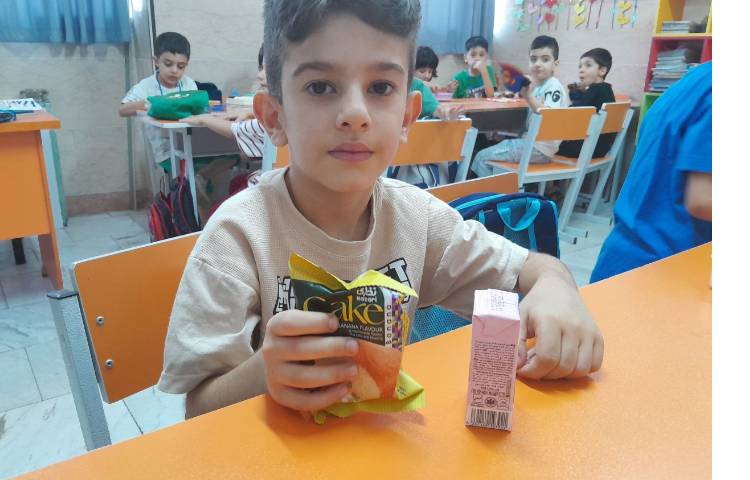 توزیع میانوعده در پایگاه تابستانه تمام کلاس ها 14