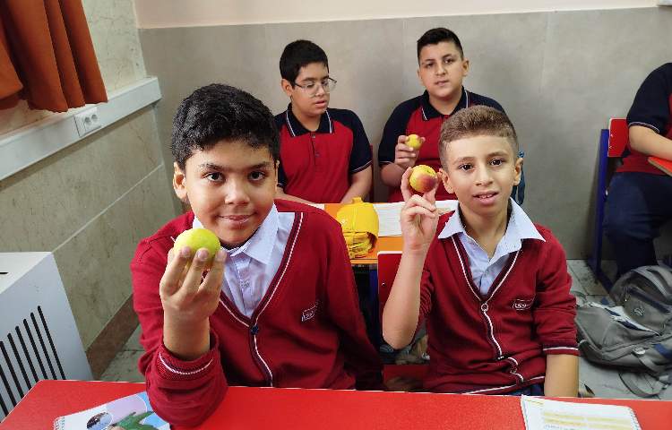 توزیع میانوعده میوه در آخرین روز هفته 16
