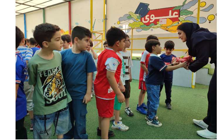 توزیع میانوعده هفته سوم پایگاه تابستانی 6