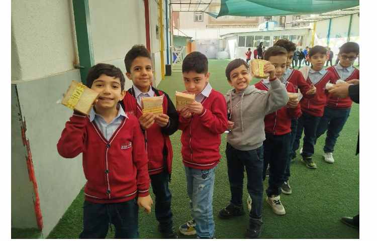 توزیع میانوعده کلیه پایه ها 10