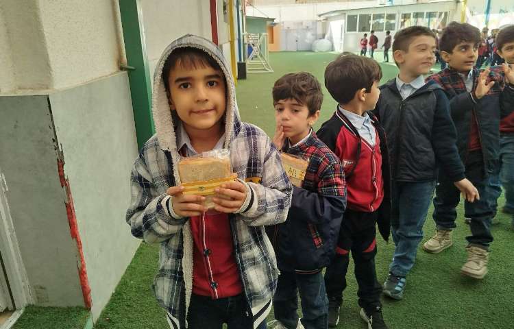 توزیع میانوعده کلیه پایه ها 13