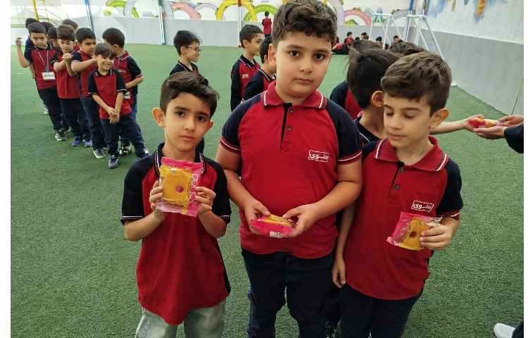 توزیع میانوعده کلیه پایه ها 15